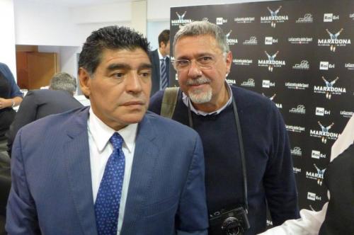 Con Maradona